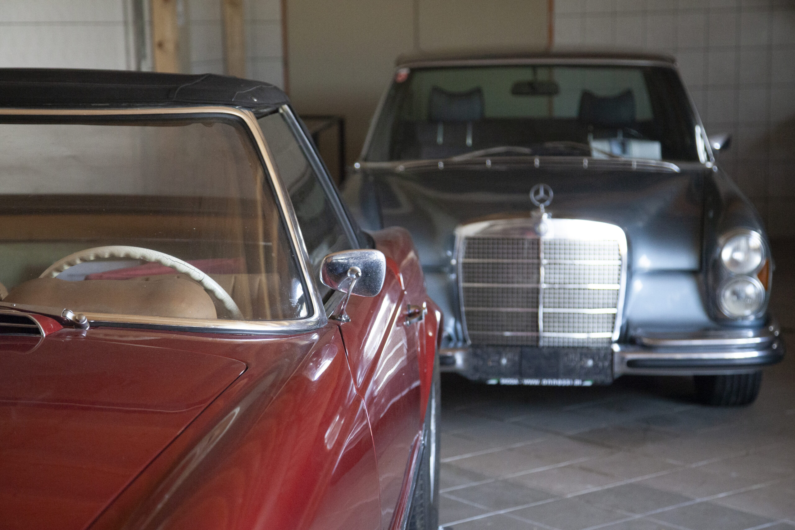 Die klassische, elegante Mercedes Serie im Oldtimermuseum von Friedrich Gepp