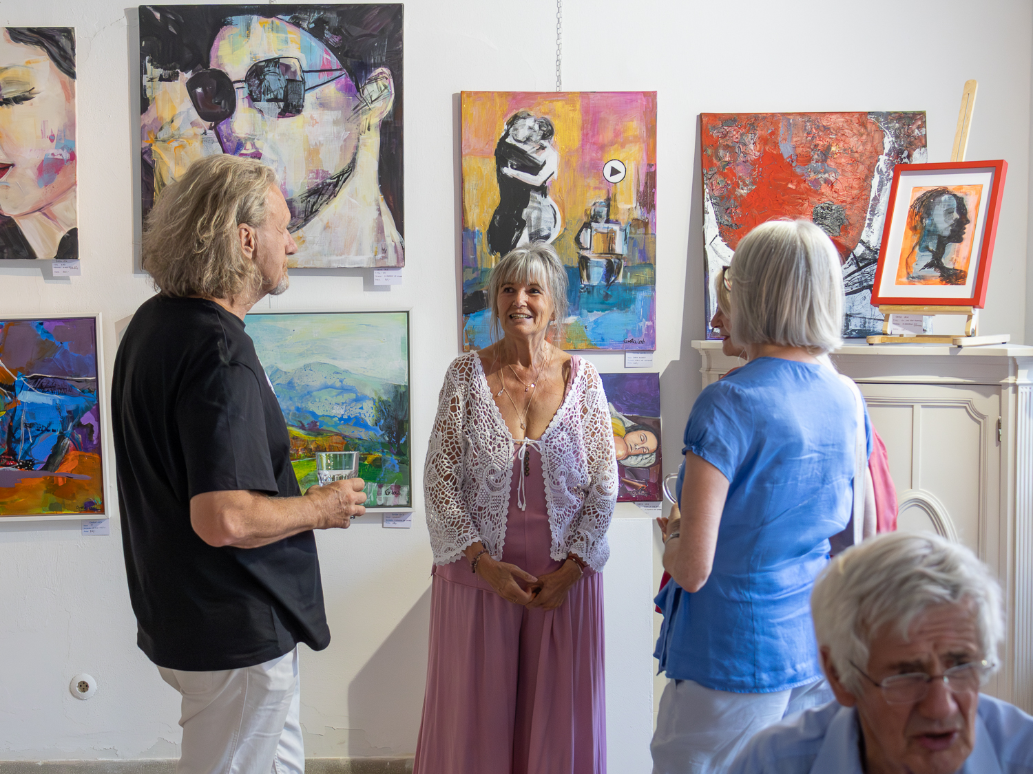 Kunst.Lokal in Groß-Enzersdorf. Saison 2025. Aktuell Greta Lech mit "Das fünfte Element". Georg Niemann, Martin Suritsch, Susanne Stadler, Jany Widhalm. Kunst. Weinviertel-Remasuri.