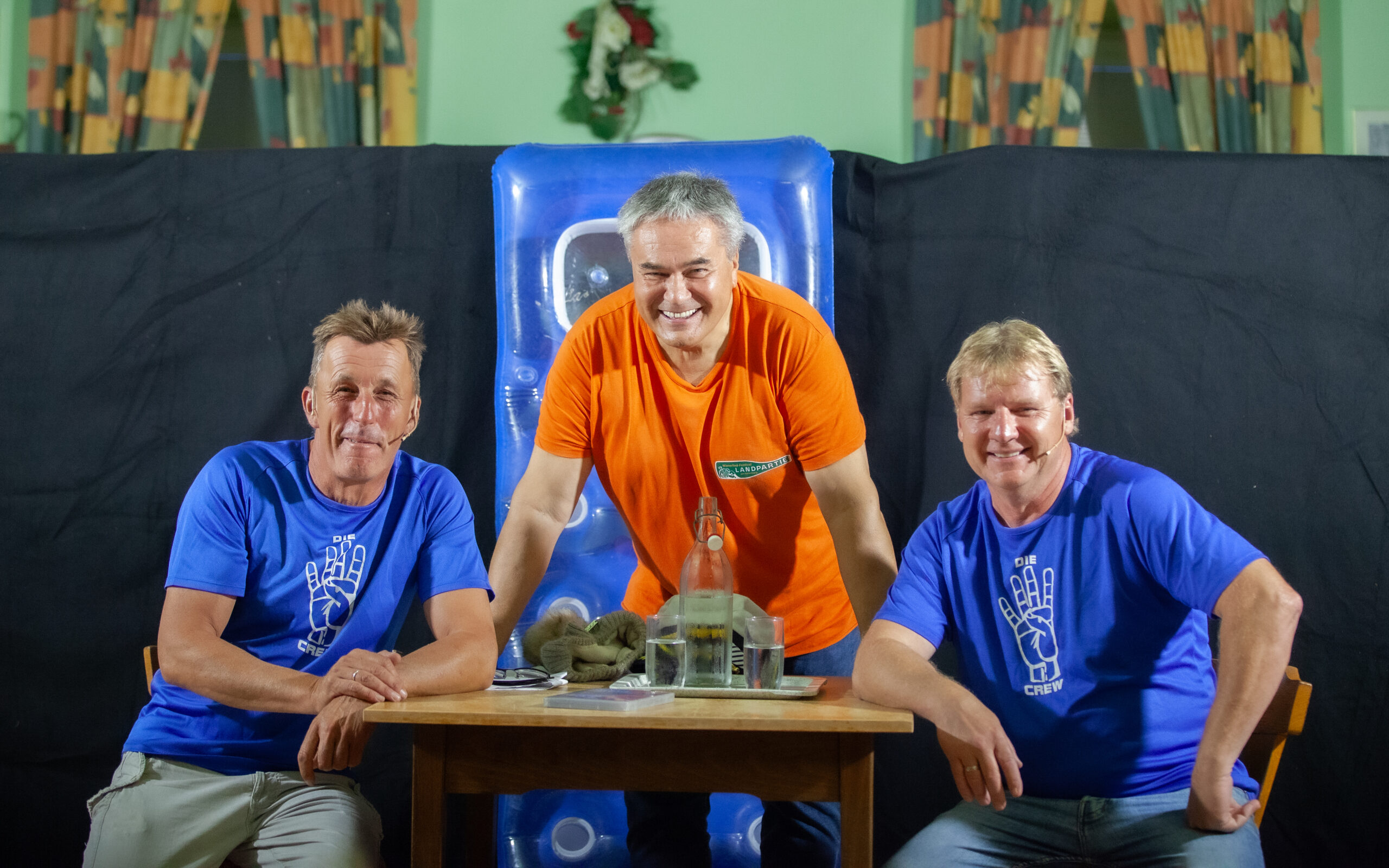 Fredi Jirkal, Pepi Hopf & Bernhard Viktorin. Organisiert von der Landpartie-Kellerberg mit Roland Sperk. Danke an Gitti von „Gittis Grammelhütte“ in Jedenspeigen!