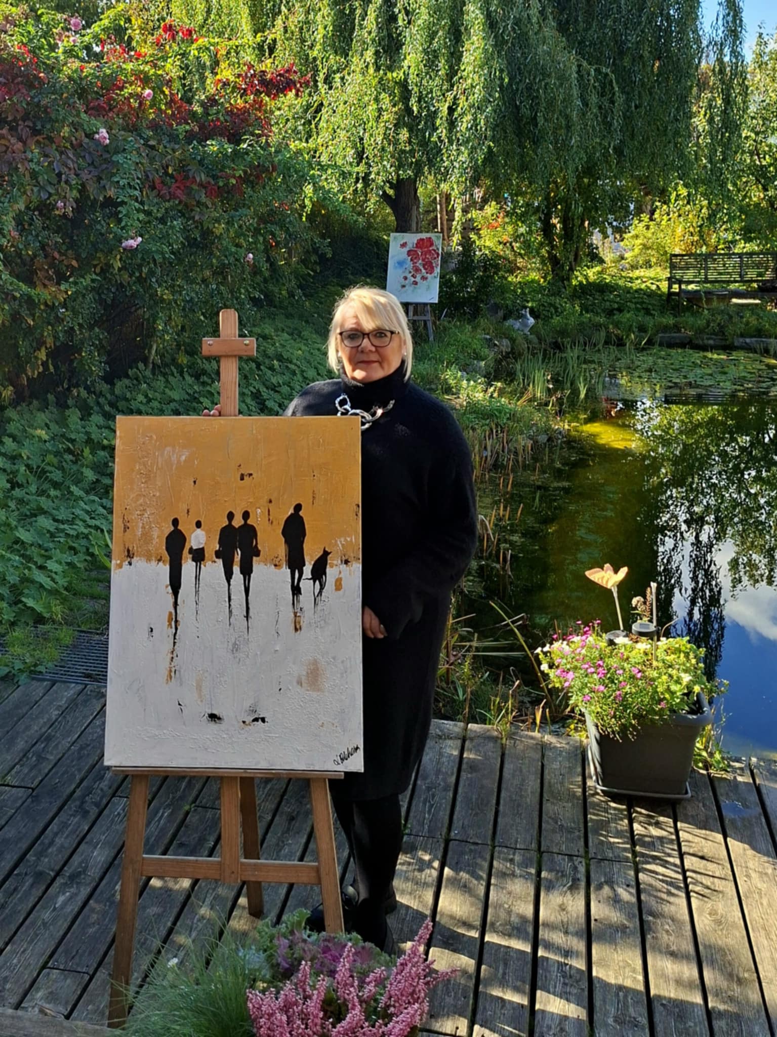 Lilia Olchowa in ihrem Atelier.