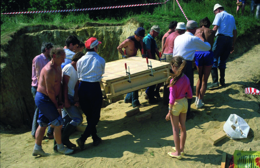 Die Grabungen in Stetten. © Dr. Wolfgang Sovis