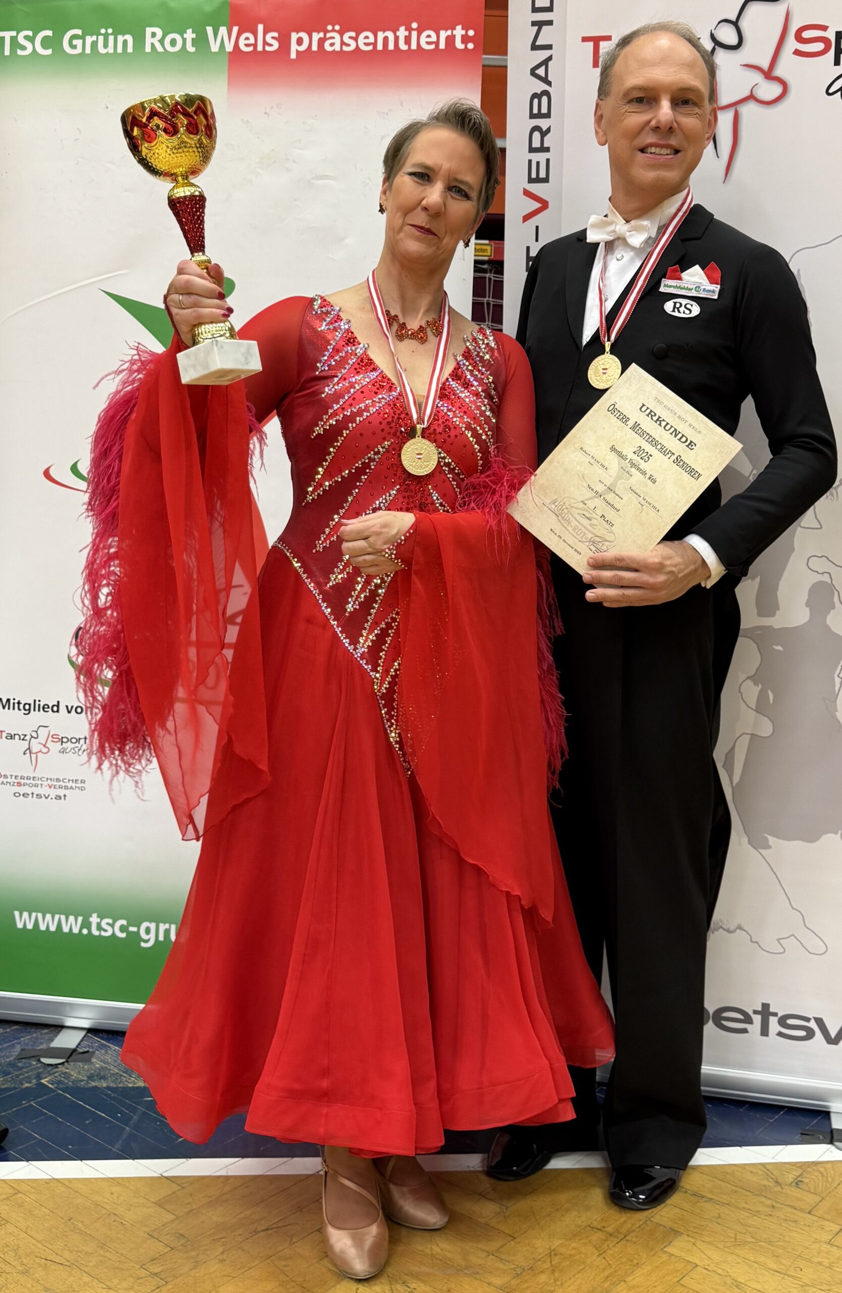 UTSS Titan Deutsch Wagram tanzt bei Staatsmeisterschaft der Senioren 2025 auf Erfolgskurs.