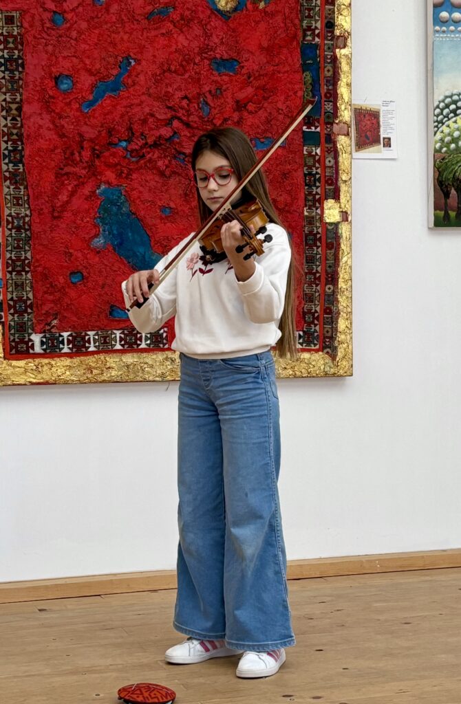 Leonie Reiter, musikalisches Talent aus Marchegg. © Ulrike Potmesil