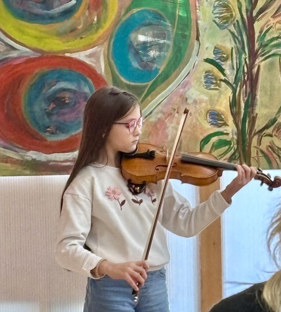 Leonie Reiter, musikalisches Talent aus Marchegg. © Ulrike Potmesil