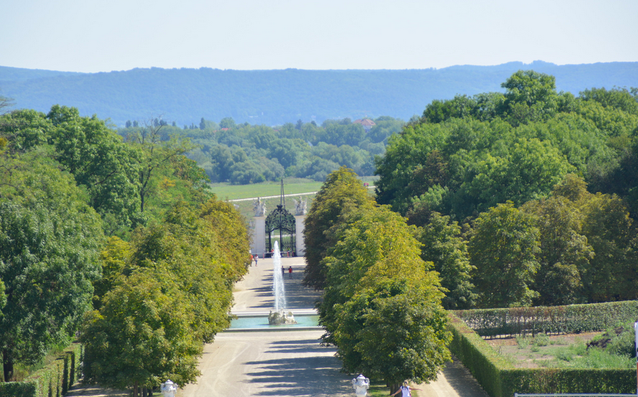 Der Barockgarten mit sieben Terrassen wurde rekonstruiert und neu angelegt. @ Ulrike Potmesil