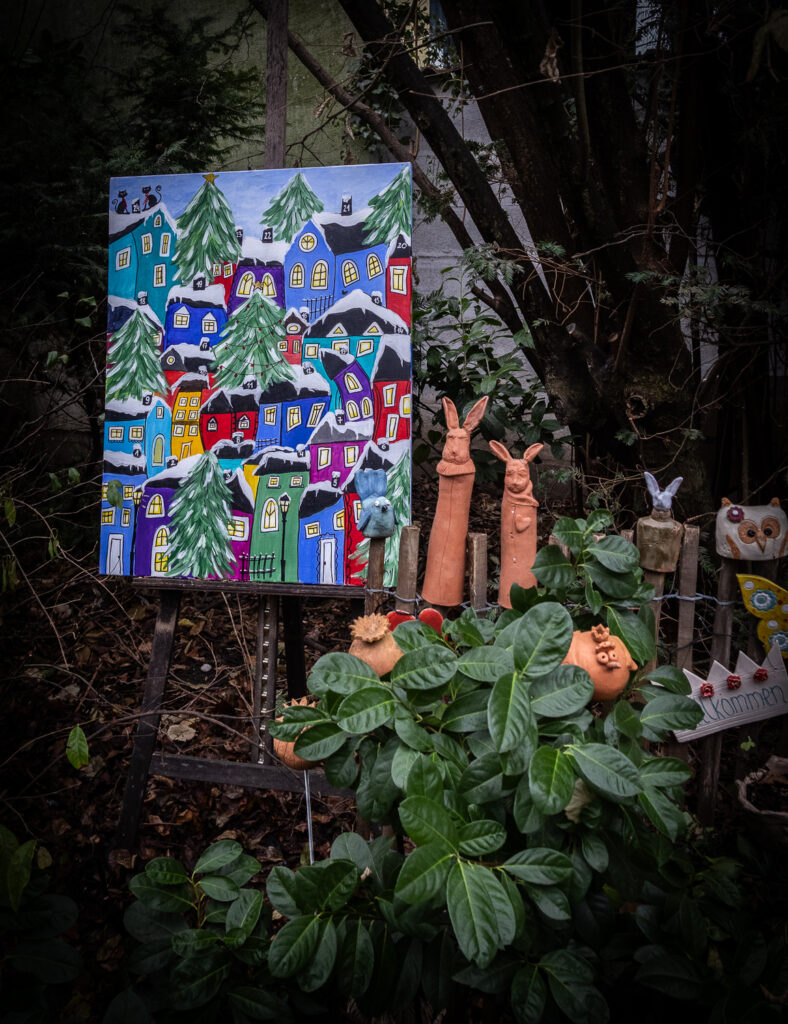 Adventzauber, Lilia Olchowa, Drösing, Malerei, Kinder Heart-Chors, Keramik, Garten-Atelier, Lilis Garten  © Lilia Olchowa, © Regina Courtier, Weinviertel-Remasuri
