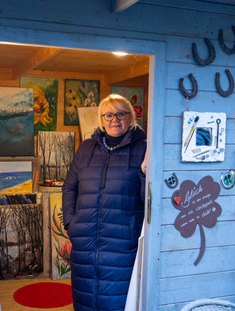 Adventzauber, Lilia Olchowa, Drösing, Malerei, Kinder Heart-Chors, Keramik, Garten-Atelier, Lilis Garten  © Lilia Olchowa, © Regina Courtier, Weinviertel-Remasuri