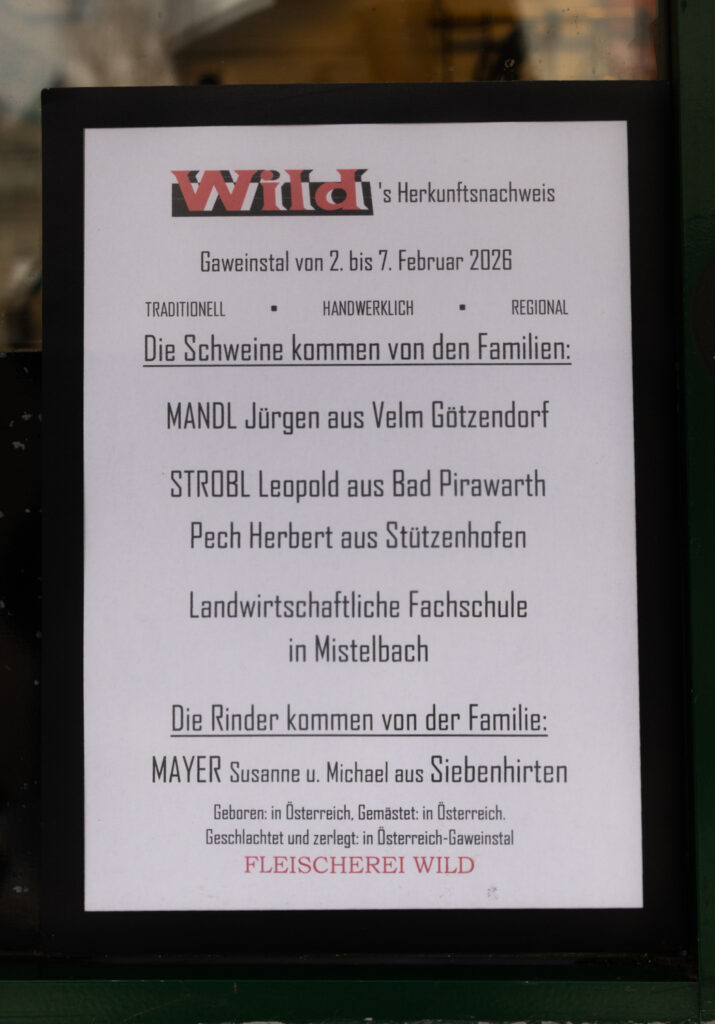 "Eh scho wuascht", Würstelstand, Würstelstandkultur, Patricia Pölzl, Simmering, Wiener Zentralfriedhof, Fleischhauerei Wild, Ferdinand Wild, Weinviertel, Weinviertel-Remasuri © Fleischerei Wild, © Regina Courtier, Immaterielles Kulturerbe