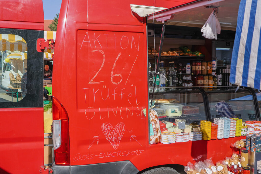 Frischemarkt, © Regina Courtier, Weinviertel-Remasuri, Groß-Enzersdorf, Monika Obereigner-Sivec, Wochenmarkt, Anbieter, Saisonal