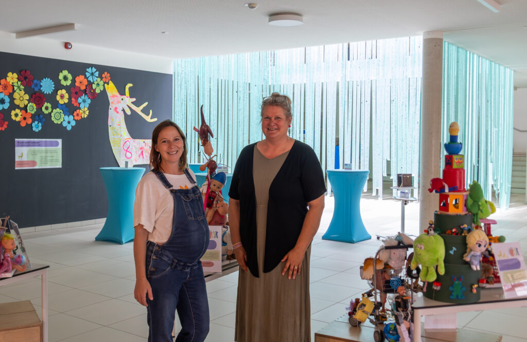 Viertelfestival, Veronika Goller, Marlies Döltl, Andrea Steineder, Volksschule Wolkersdorf, Wolkersdorf, Skulpturen, Jugendkultur, Kunst, Spielzeug,