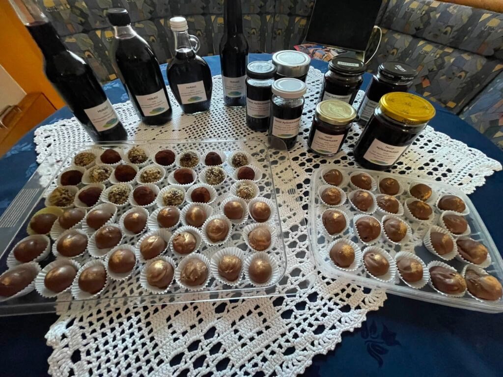 © Gerda Zipfelmayer
Weinviertel-Remasuri
Stockerau
Rezept des Monats
Holler
Holunderbeeren
Holunder
Hokazi
Hollertraum
Holler-Apfel-Gelee
Hollerschatz